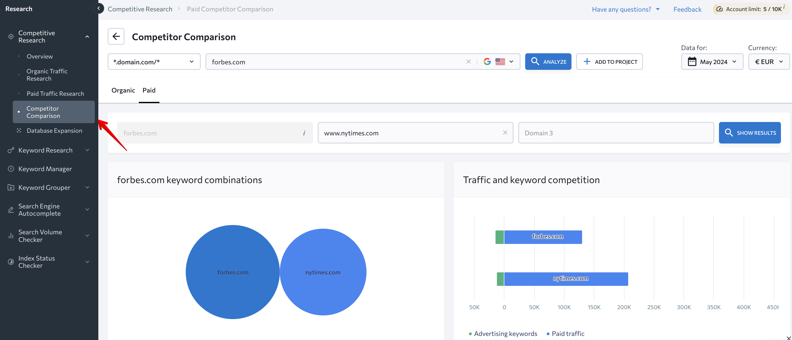 Competitive Research_Paid Competitor Comparison_S5