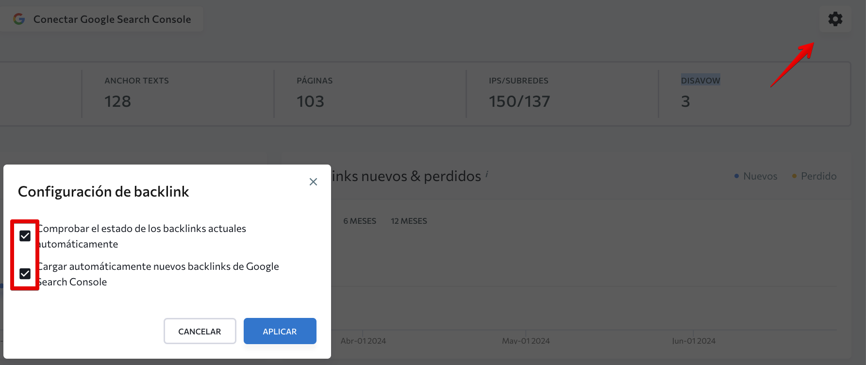 ES_Monitoreo de Backlinks_Configuración de backlink_S18