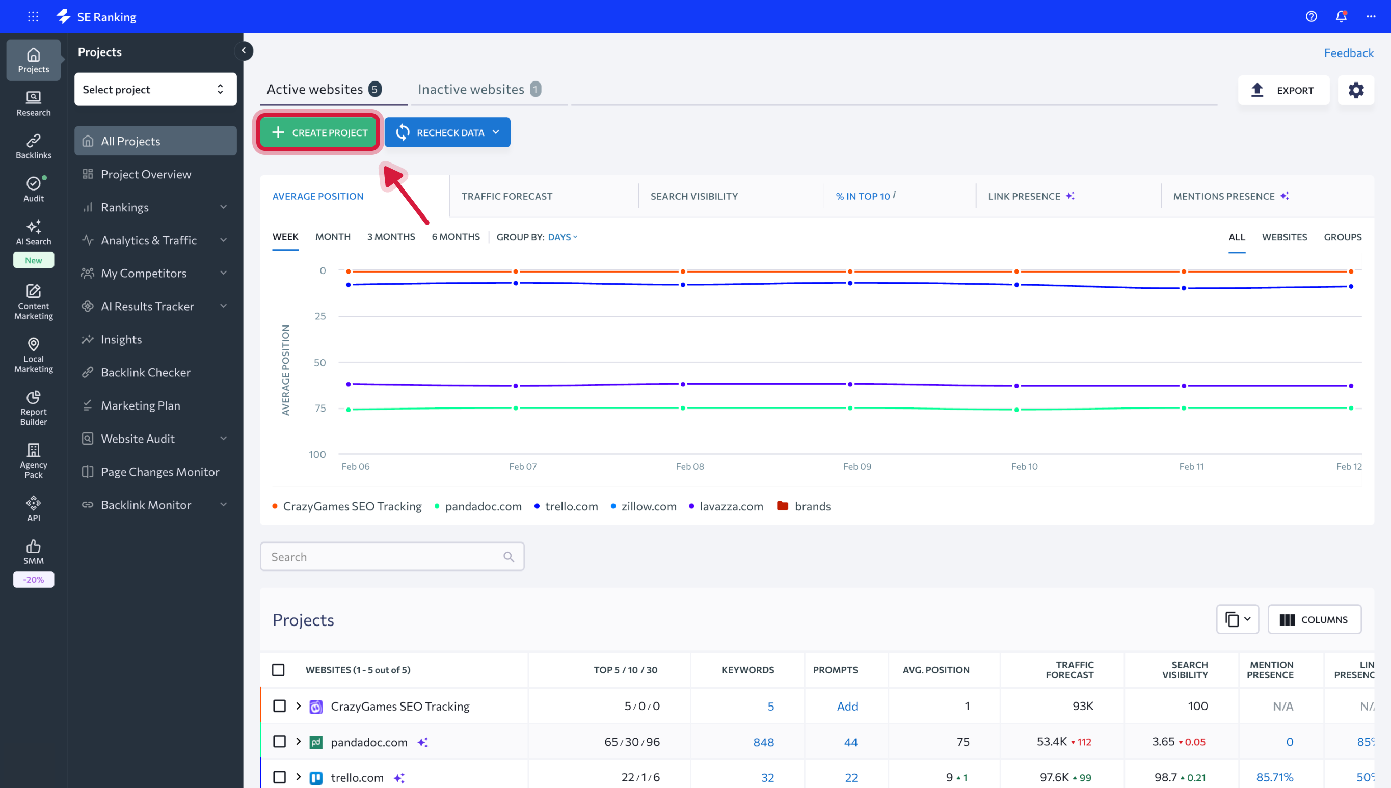 Set up a project for AIRT_EN_01.png
