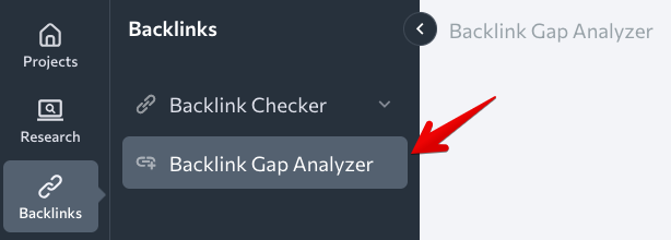 Backlink Gap Analyzer_S1