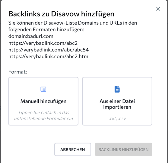 DE_Backlinks zu Disavow hinzfügen_S5