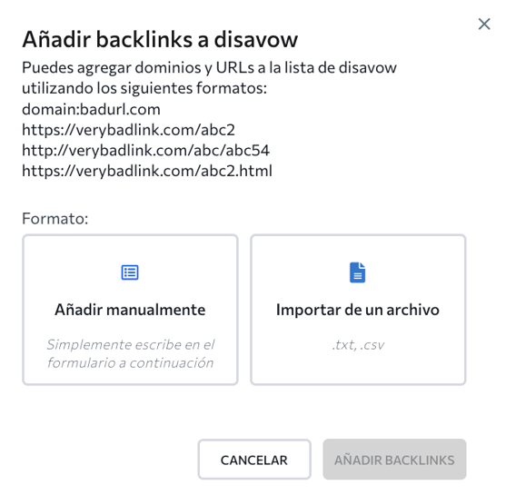 ES_Añadir backlinks a disavow_S2
